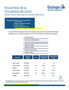 TECAPEEK IM-GF30 Data Sheet