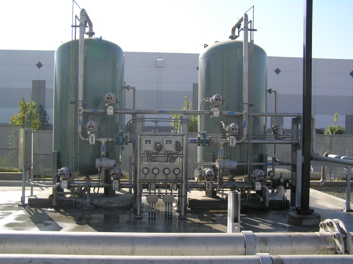 2x 72” anion ion exchange systems