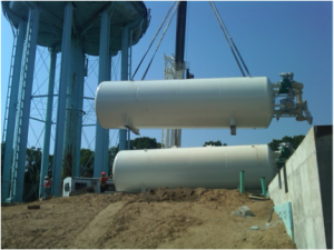 Horizontal GreensandPlus Filter and Degasifier System in New England